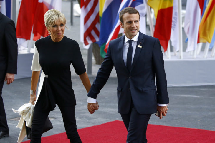 Emmanuel Macron y Brigitte Trogneux se llevan 25 años