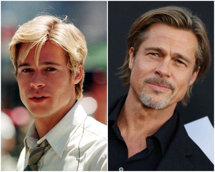 Brad Pitt en los 90 y actualmente