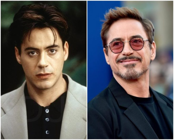 Robert Downey Jr. en los 90 y actualmente