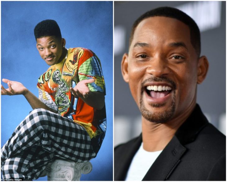 Will Smith en los 90 y actualmente