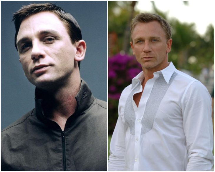 Daniel Craig en los 90 y actualmente