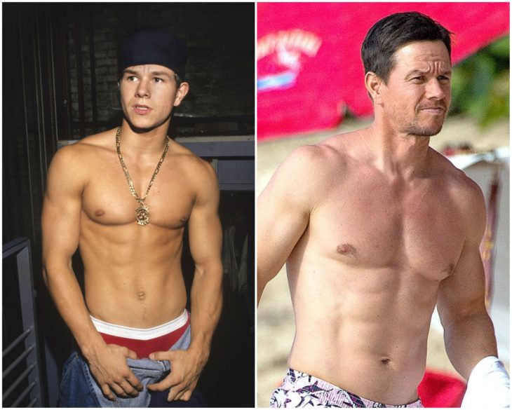 Mark Wahlberg en los 90 y actualmente