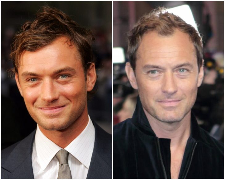 Jude Law en los 90 y actualmente