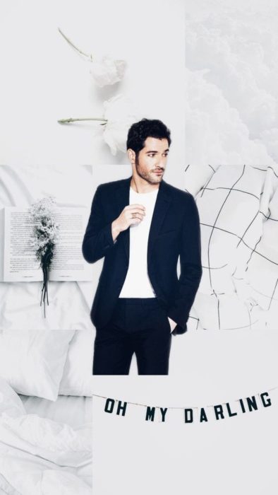 Fondo de pantalla para celular con Tom Ellis sonriendo 