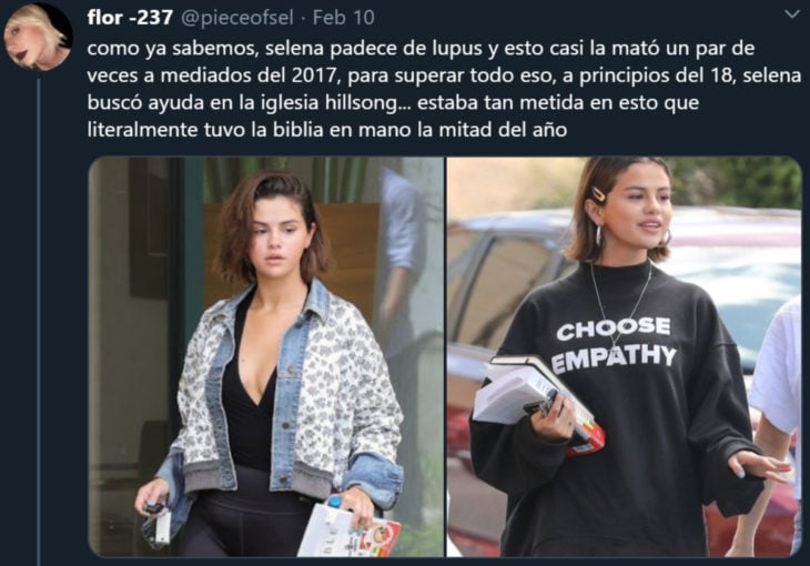 Usuaria de Twitter cree que Selena Gomez fue secuestrada y suplantada por una doble