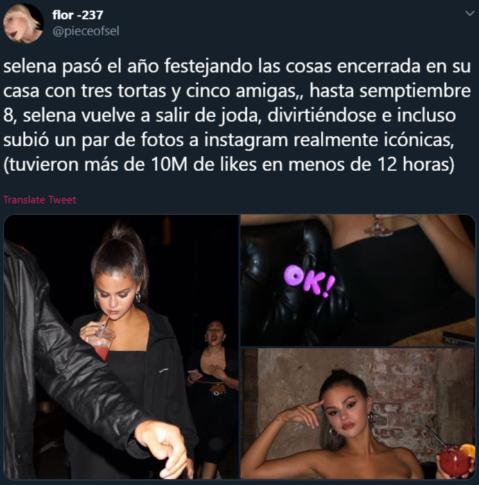 Usuaria de Twitter cree que Selena Gomez fue secuestrada y suplantada por una doble