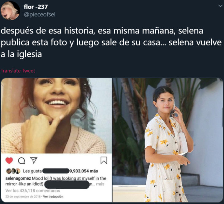 Usuaria de Twitter cree que Selena Gomez fue secuestrada y suplantada por una doble