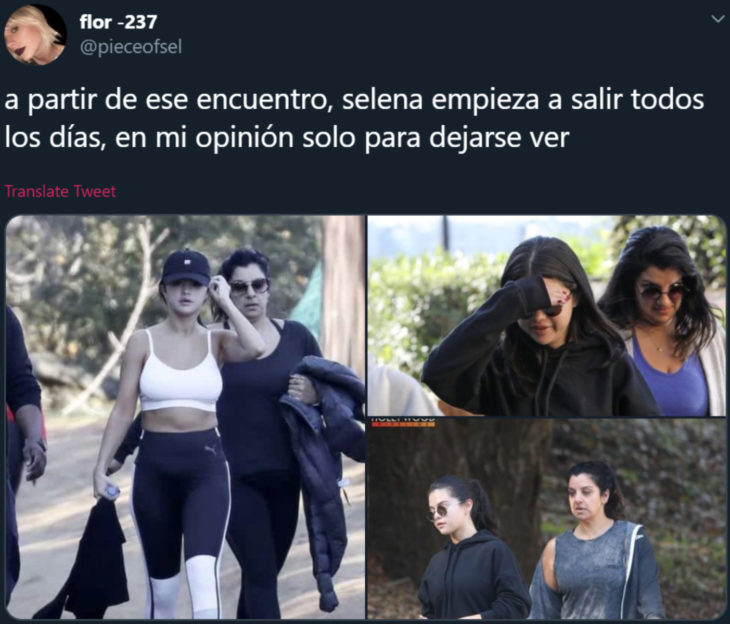 Usuaria de Twitter cree que Selena Gomez fue secuestrada y suplantada por una doble