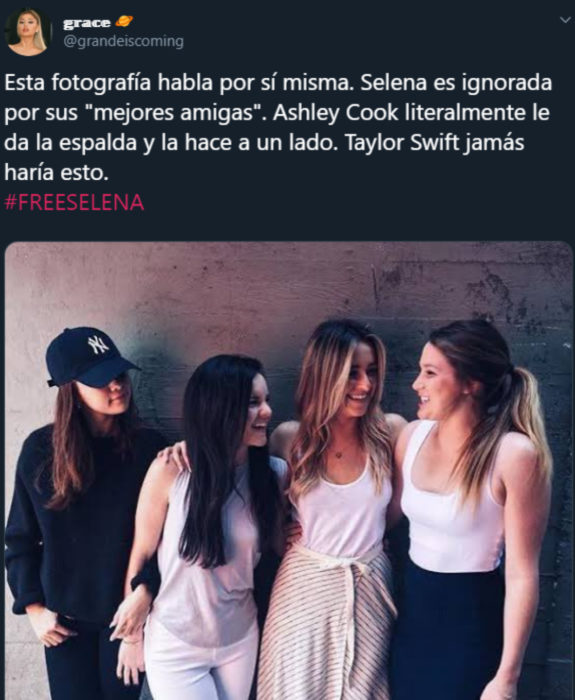 Usuaria de Twitter cree que Selena Gomez fue secuestrada y suplantada por una doble