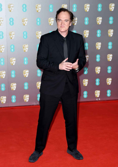 Mejores looks de la alfombra roja de los premios BAFTA 2020; Quentin Tarantino con traje