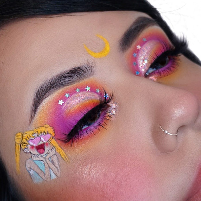 Maquillaje ColourPop de Sailor Moon; look inspirado en Serena Tsukino