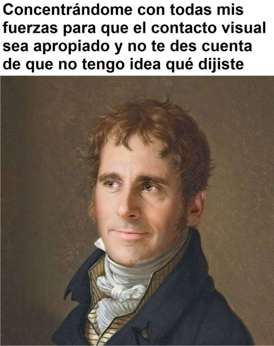 Memes de introvertidos y personas que piensan demasiado las cosas; pintura