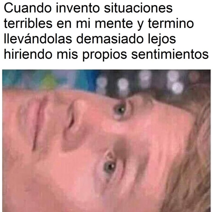 Memes sobre introvertidos; hombre sorprendido