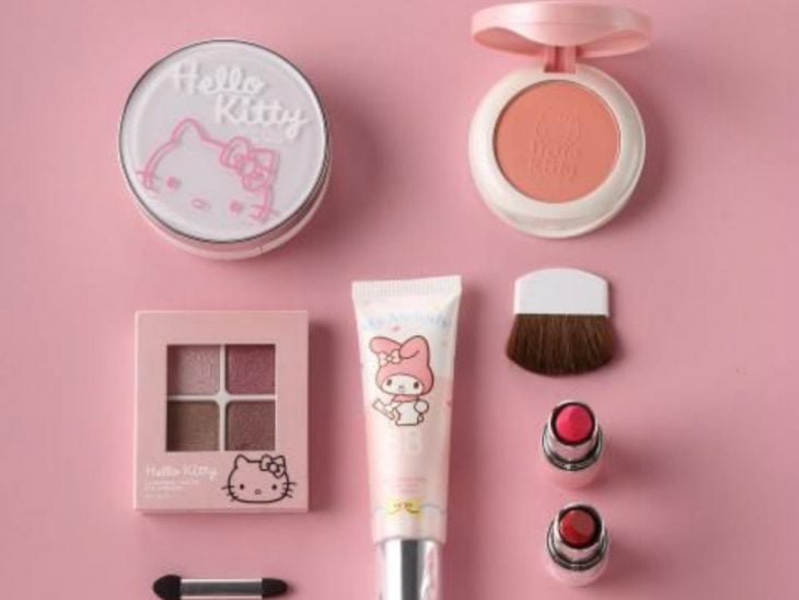 Linea de maquillaje de mi Miniso creada por Hello Kitty 