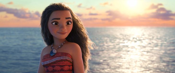 Moana sonriendo 