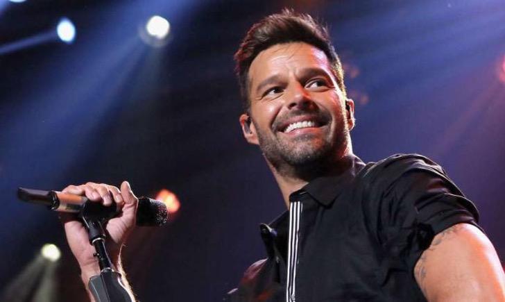 Ricky Martin durante un concierto 