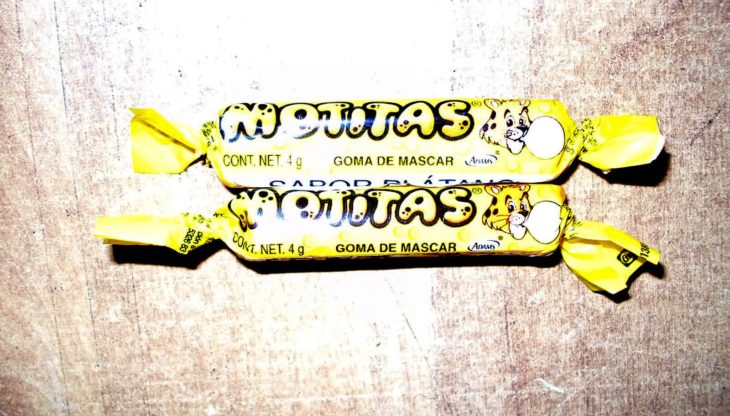 Chicles motita de plátano