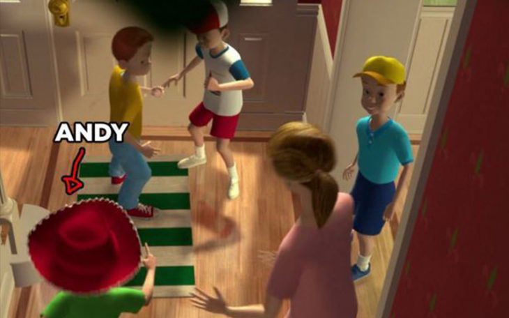 Escena de Toy Story, en fiesta de cumpleaños de Andy
