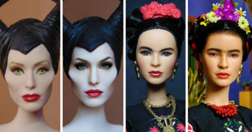 Artista repinta Barbies para que se parezcan a los artistas reales