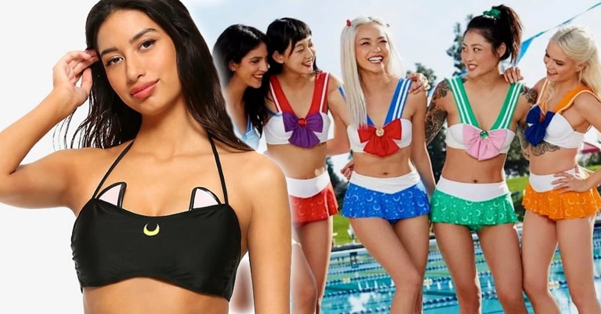 Luce como una Sailor Socut con estos fantásticos bikinis