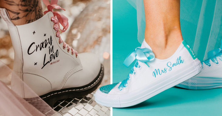 aves de corral Mancha torneo Atención! Converse lanza colección de zapatillas para bodas