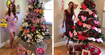 Decora su árbol navideño según la festividad ¡y no tiene que quitarlo nunca!