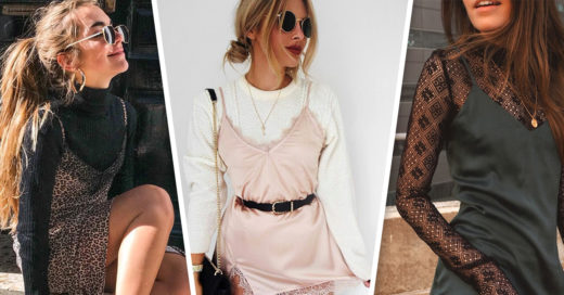 21 Formas de cambiar el look de tu vestido de tirantes con blusas básicas