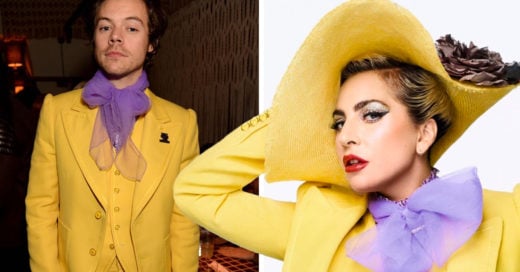 Harry Styles repite el traje amarillo que Lady Gaga Usó en la portada de ELLE