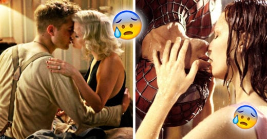 13 Veces que las celebridades dieron su peor beso en pantalla