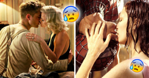 13 Veces que las celebridades dieron su peor beso en pantalla