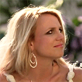 Britney Spears con rostro sorprendido 
