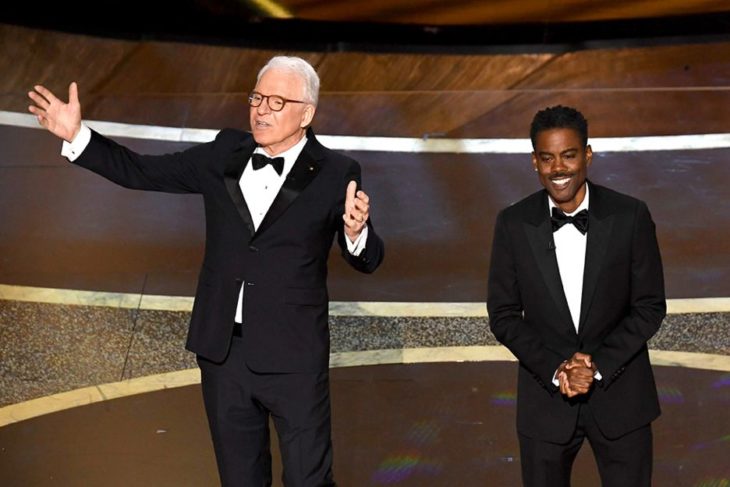 Steve Martin y Chris Rock presentando la gala de los Óscar 2020