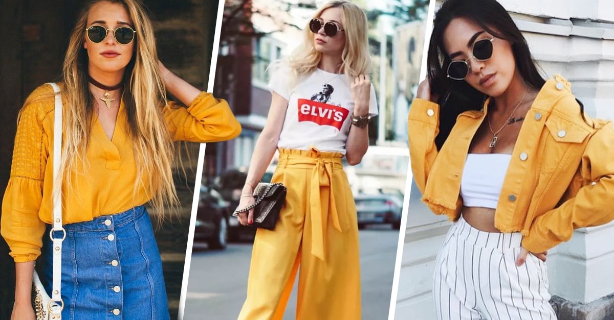 'Outfits' que te harán enamorarte del color amarillo