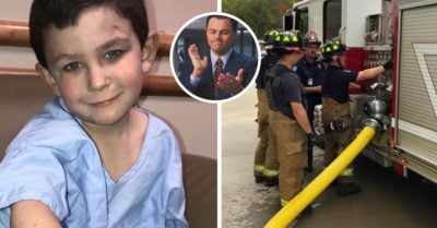 Niño de 5 años salva a su hermanita y a su perro de un incendio