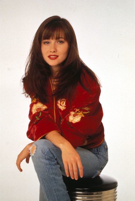 Shannen Doherty en su personaje de la serie Beverly Hills 90210