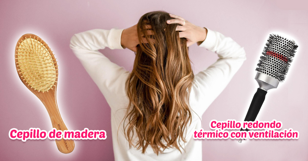 Cepillo de nylon para Cabello Rizado