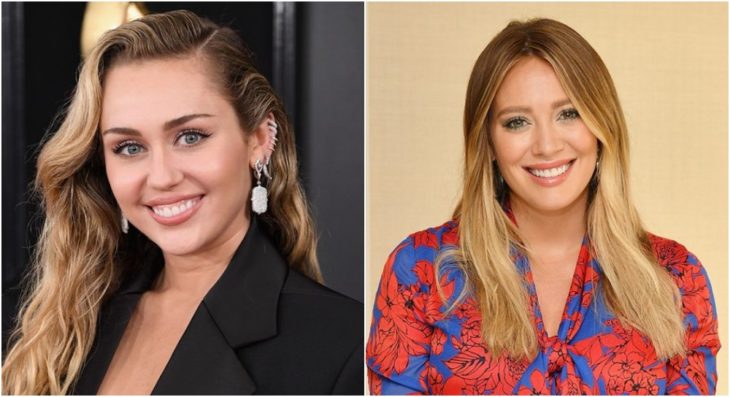 Miley Cyrus y Hilary Duff 