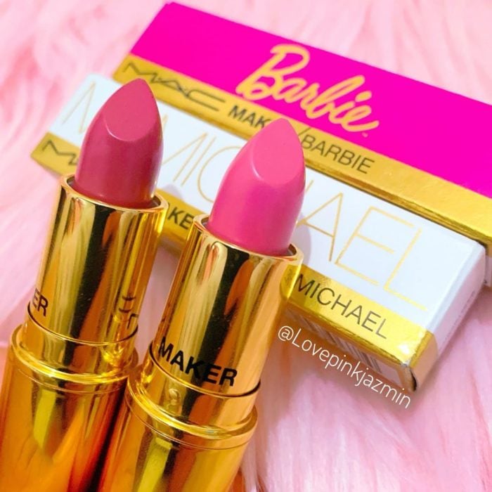 Tonos de labiales rosa creados por Mac e inspirados en Barbie