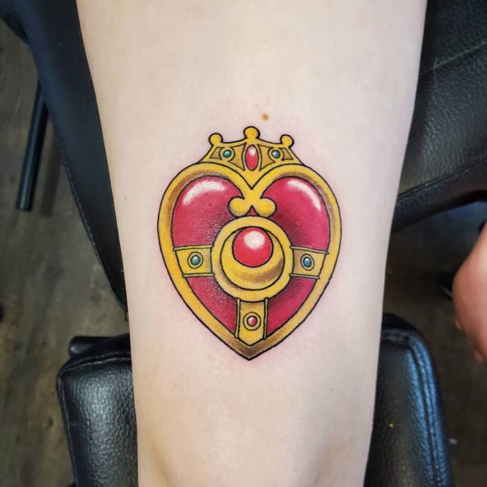 Tatuaje del corazón cósmico de Sailor Moon