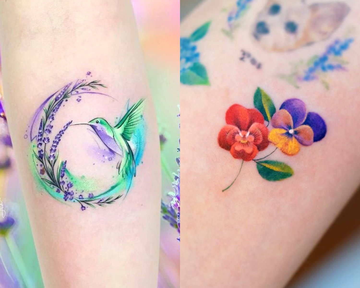 Estilos de tatuajes creativos para llenar tu piel de color