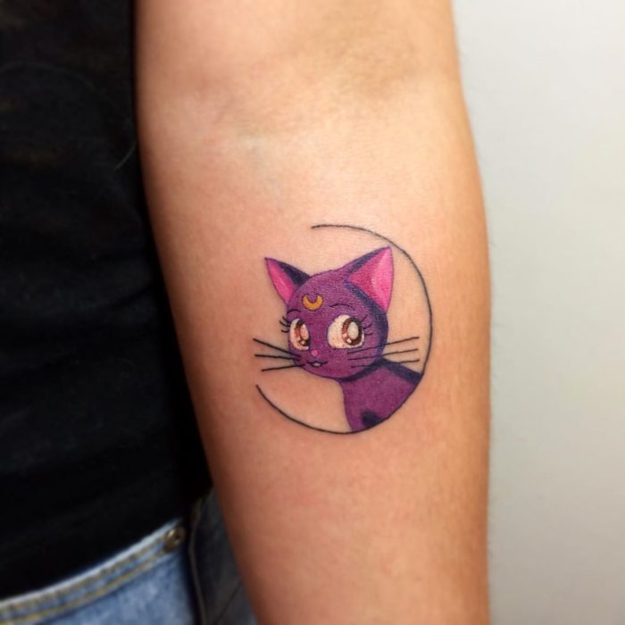 Tatuaje de Luna de Sailor Moon