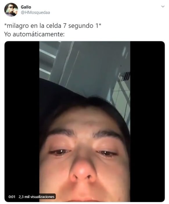 Tuit sobre las reacciones tras ver Milagro en la celda 7 