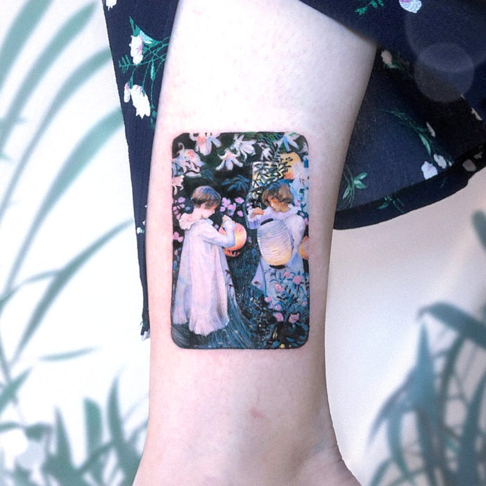 Minitatuajes realistas de Eden Kozokaro; 