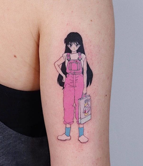 Tatuaje del personaje de Rei Hino de Sailor Moon
