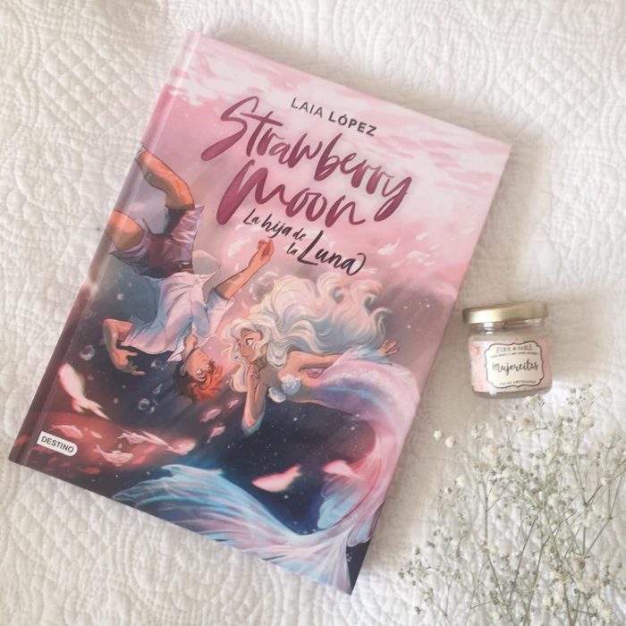 Portada de libro de Strawberry moon de Laia López