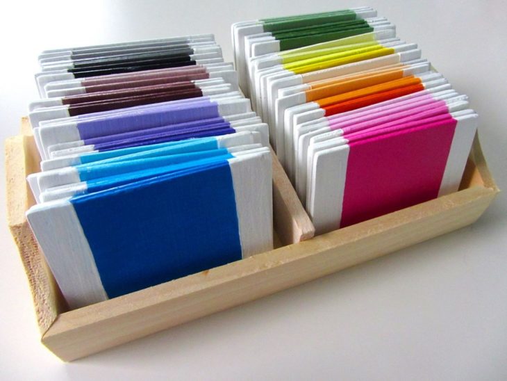 Tabletas de colores, juguete educativo montessori