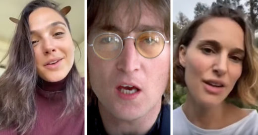 Famosos unen sus voces al ritmo de 'Imagine' durante la cuarentena