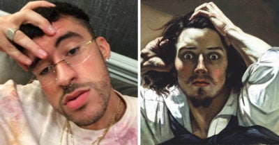 15 Fotos de Bad Bunny como si fueran obras de arte para alegrarte el día