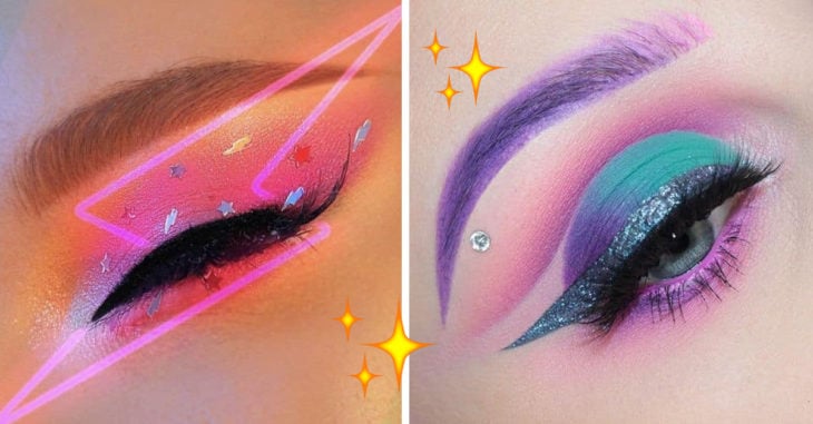 15 Maquillajes inspirados en el espacio para ser la estrella de la fiesta