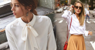 22 Maneras de darle un giro cool a las blusas blancas